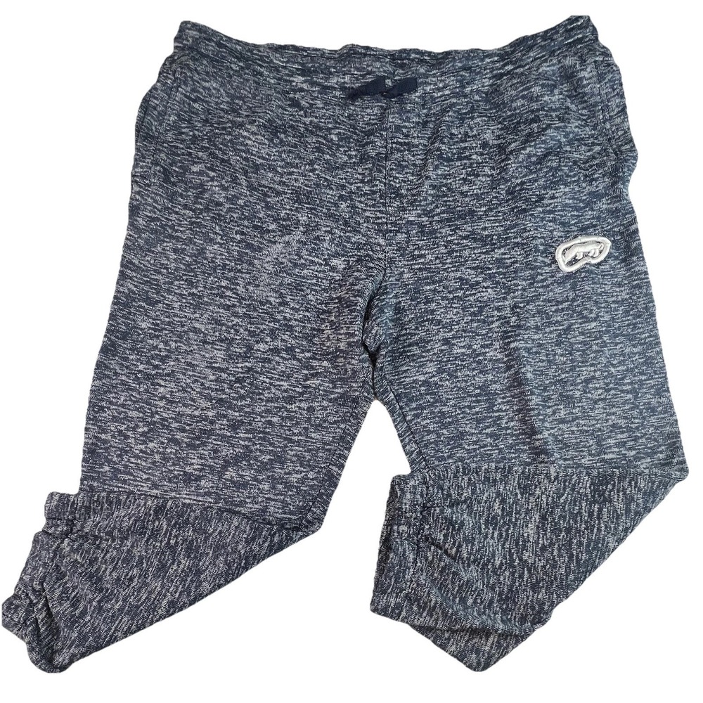 Ecko Unltd Sweatpants Men's 4XB Blue Heavyweight Ankle Jogger Drawstring Pockets